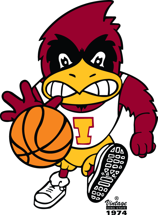 Iowa State Cyclones 1974-1983 Mascot Logo diy DTF decal sticker